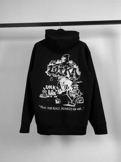 PRAY HOODIE SCHWARZ