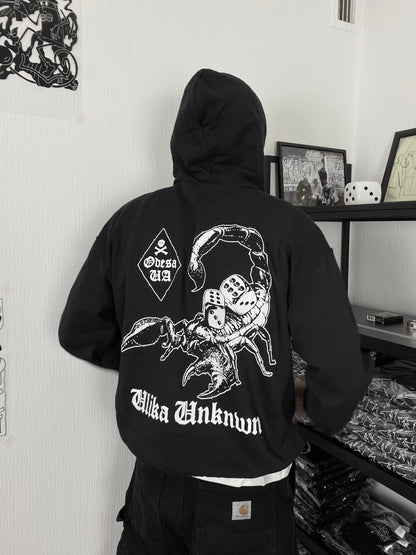 SCORPION HOODIE SCHWARZ
