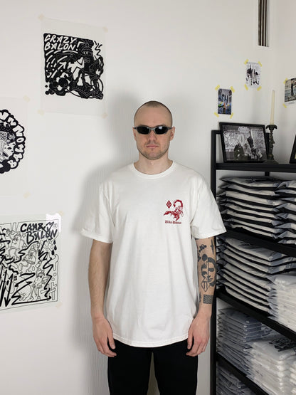 SCORPION T-SHIRT WEISS