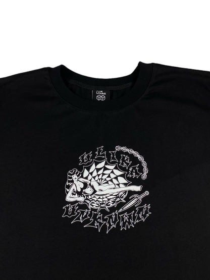 COBWEB T-SHIRT SCHWARZ