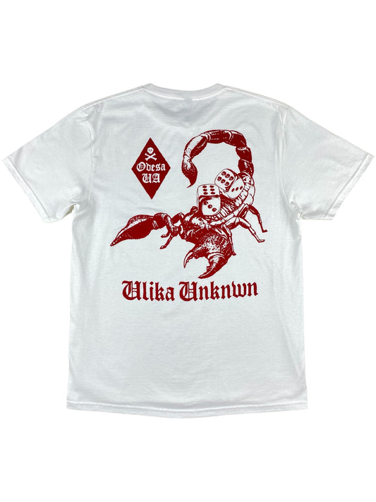 SCORPION T-SHIRT WEISS