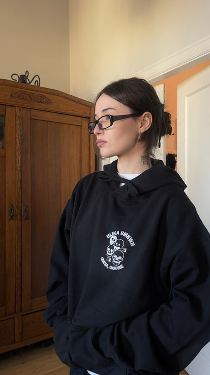 SKULL HOODIE SCHWARZ