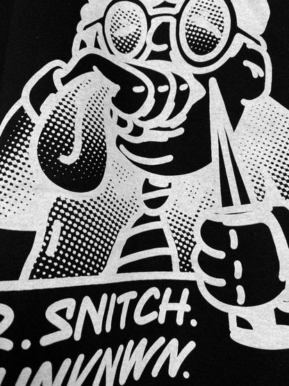 NEVER SNITCH T-SHIRT SCHWARZ